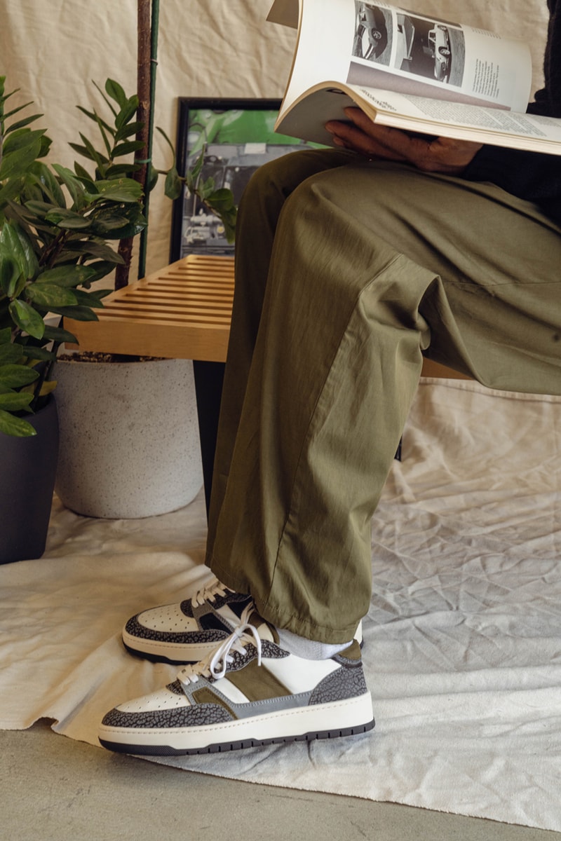 Collegium New York City Pop-Up Sneaker Release Information Nick Sisombath Pillar Alpha Cracked Pillars Pt.II" - Italian "Olive Nubuck"/Cracked Pillars Emerging Brand Shoes