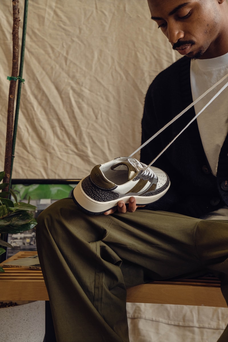 Collegium New York City Pop-Up Sneaker Release Information Nick Sisombath Pillar Alpha Cracked Pillars Pt.II" - Italian "Olive Nubuck"/Cracked Pillars Emerging Brand Shoes