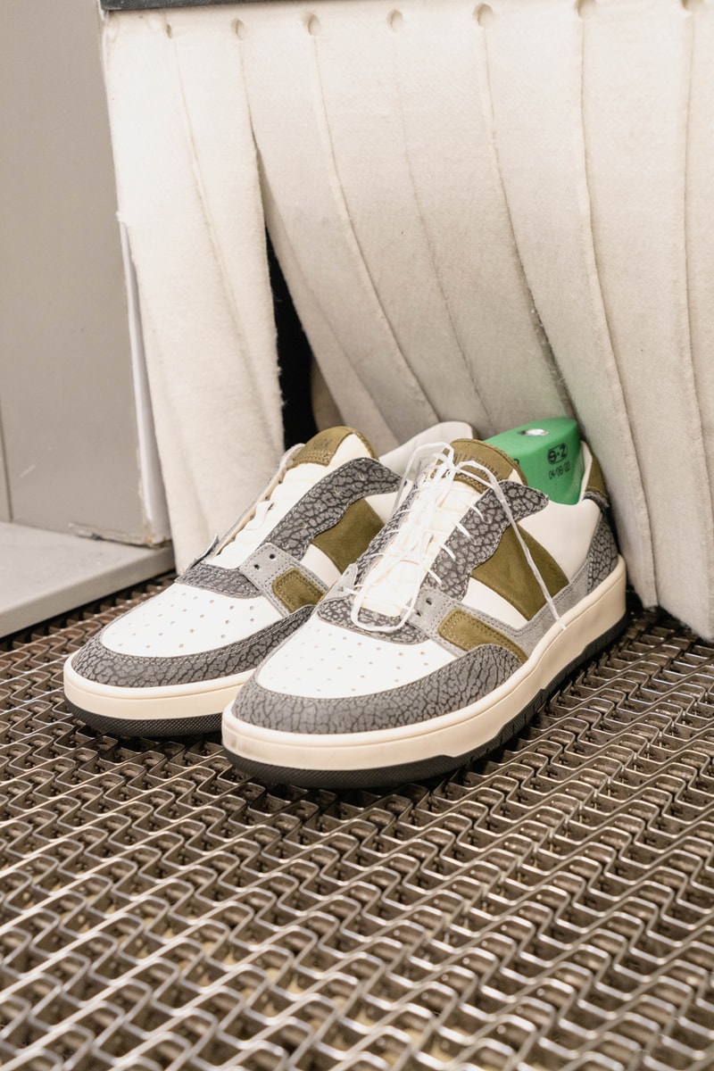 Collegium New York City Pop-Up Sneaker Release Information Nick Sisombath Pillar Alpha Cracked Pillars Pt.II" - Italian "Olive Nubuck"/Cracked Pillars Emerging Brand Shoes