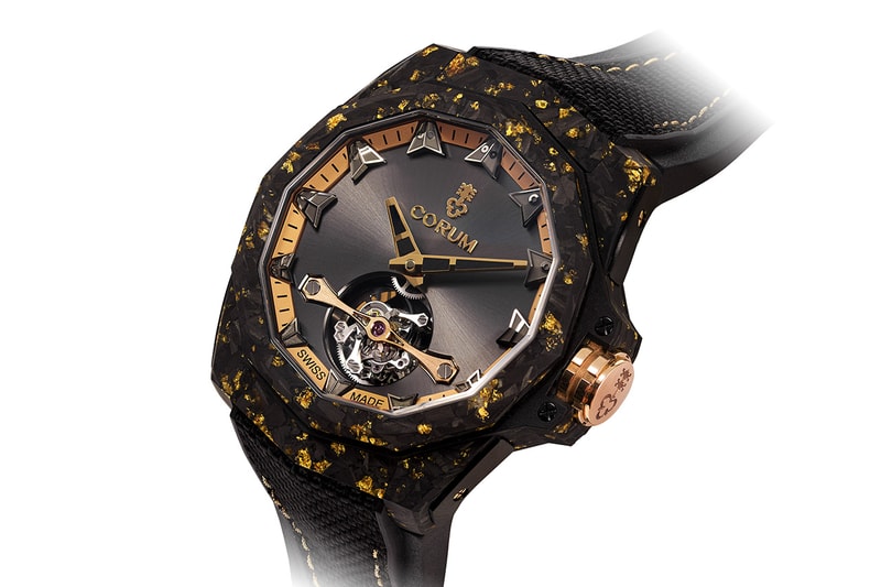 Encased In a Composite Material Combining Carbon And Gold Inclusions