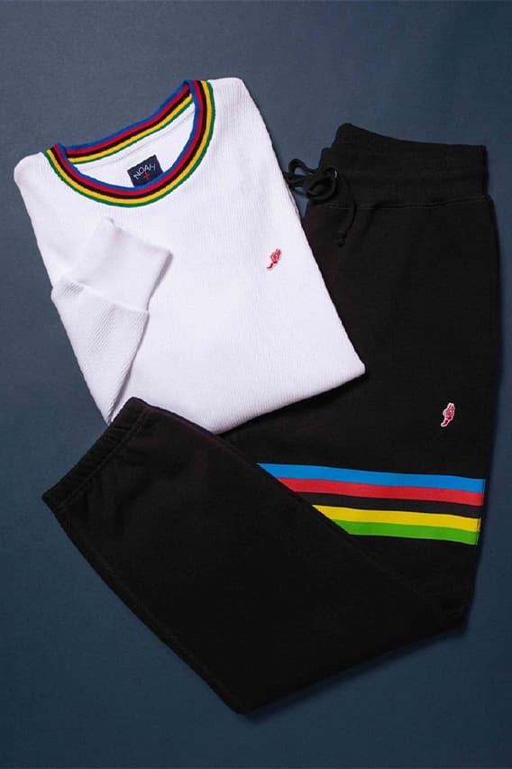 NOAH Champion Stripe Collection Release Information cycling bicycle capsule menswear streetwear