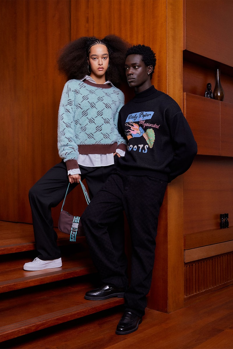 Daily Paper Fall Winter 2022 Holiday Amsterdam Ajax Clothing Fashion Streetwear Style Puffer Jackets Knitwear T-shirts 