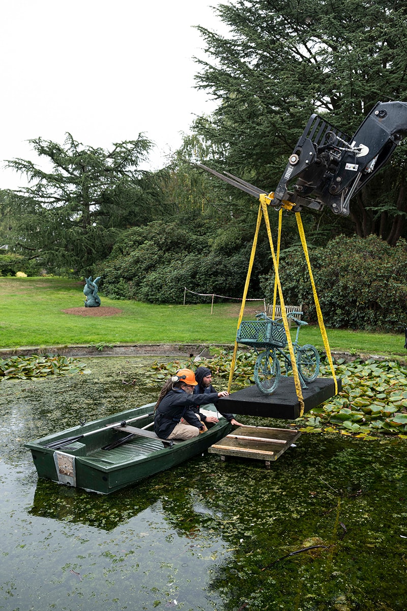 Daniel Arsham's Giant Bronze Sculptures are Being Installed in Yorkshire