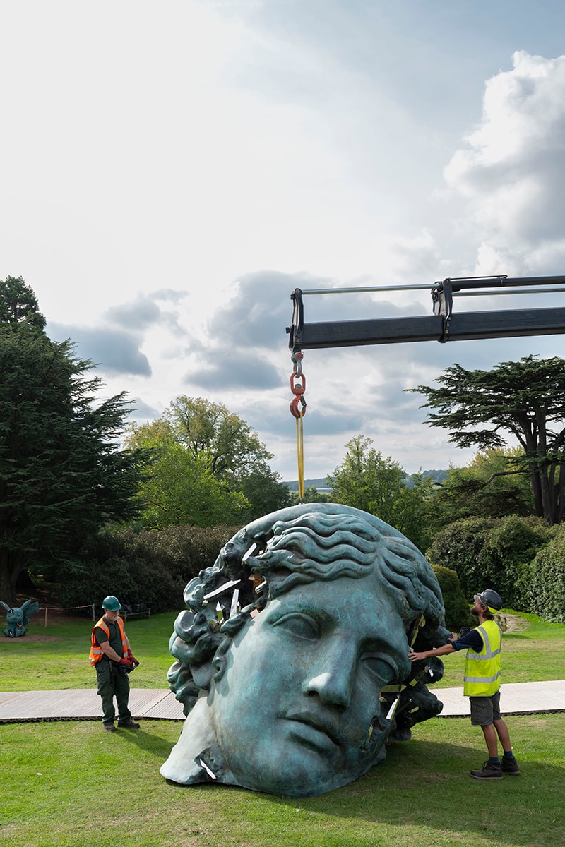 Daniel Arsham's Giant Bronze Sculptures are Being Installed in Yorkshire