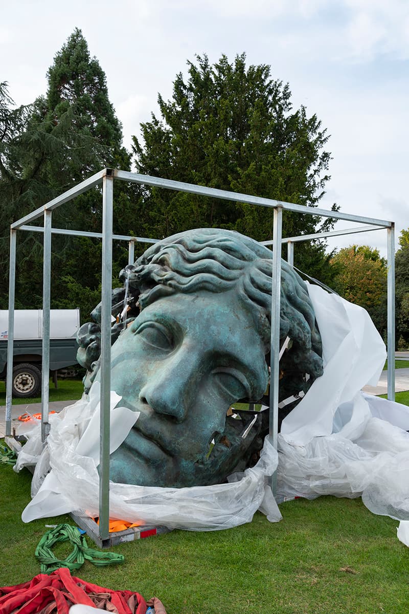 Daniel Arsham's Giant Bronze Sculptures are Being Installed in Yorkshire