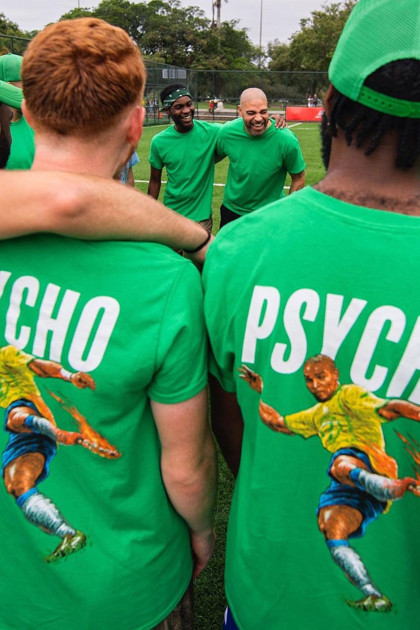 Dave Adriano Music Football T-shirt Collaboration London Brazil Soccer Psychodrama BRIT Awards Santandave Streatham Brixton