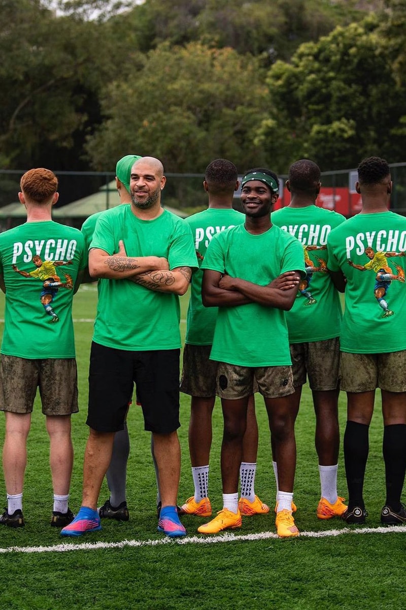 Dave Adriano Music Football T-shirt Collaboration London Brazil Soccer Psychodrama BRIT Awards Santandave Streatham Brixton