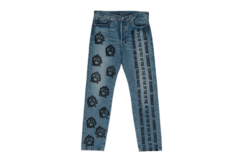 Denim Tears Adds Collaborative Levi's 501 Jeans to "Virgil Abloh: Figures of Speech" Brooklyn Museum Exhibition Merch Collection pyrex tears mickey mouse church and state canary yellow tremaine emory pyrex vision