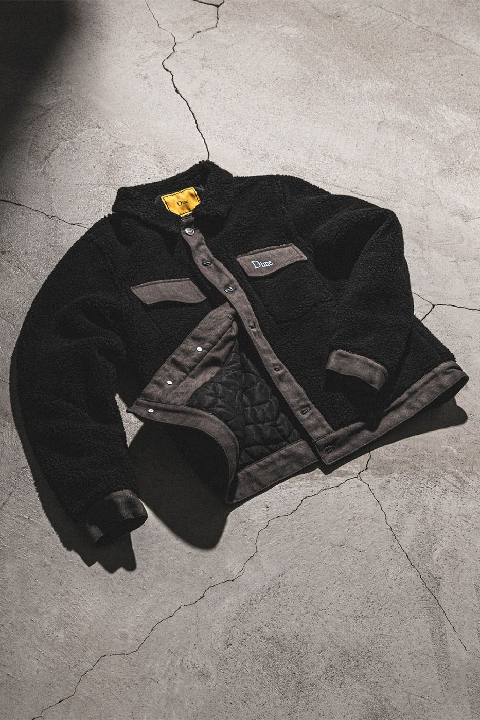 Dime Fall 2022 Delivery 2 HBX Release Info Buy Price Fleece Jacket Crewneck T-shirt Logo Crest Embroidery Sherpa Jacket Puffer Denim Pants Sweatpants