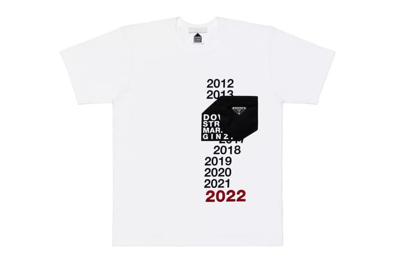 Dover Street Market GInza 10th anniversary collaboration t shirt JW anderson marine serre prada Marni Marine Serre Molly Goddard Bape Maison Margiela Noah Gucci release info date price tees