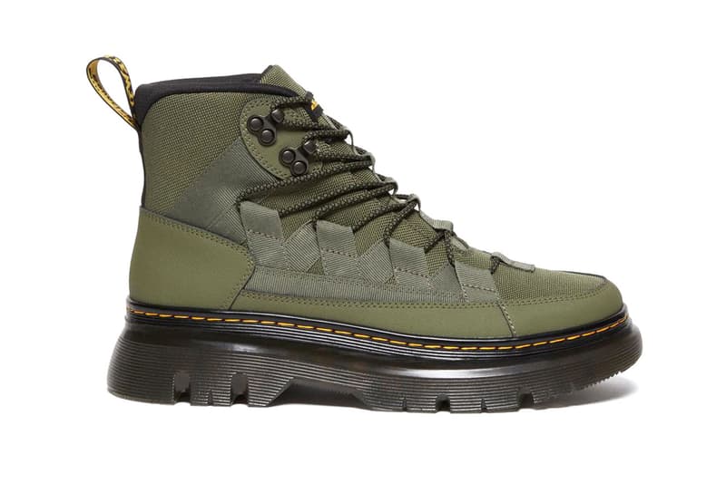 Dr. Martens Boury Utility Boot Fall Winter 2022 Utility Shoes Footwear Fashion AirWair heel loop Tarian outsole Tough 50/50