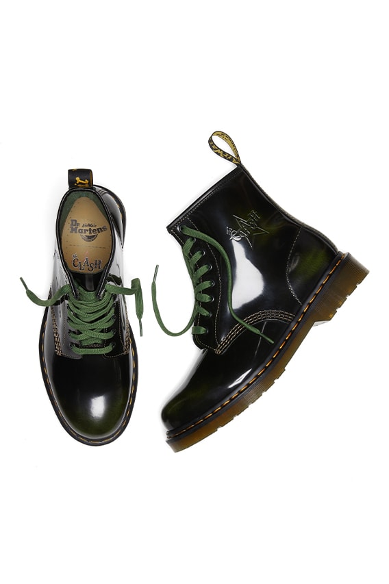 Dr. Martens x The Clash Collaboration Release Info footwear 1460 1461 hype sneakers boots rock music British