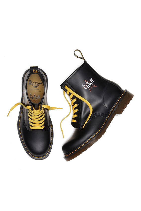 Dr. Martens x The Clash Collaboration Release Info footwear 1460 1461 hype sneakers boots rock music British