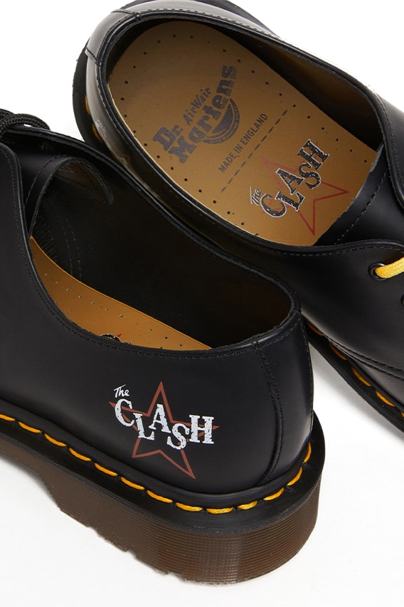 Dr. Martens x The Clash Collaboration Release Info footwear 1460 1461 hype sneakers boots rock music British
