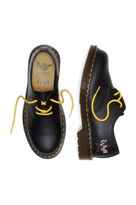Dr. Martens x The Clash Collaboration Release Info footwear 1460 1461 hype sneakers boots rock music British
