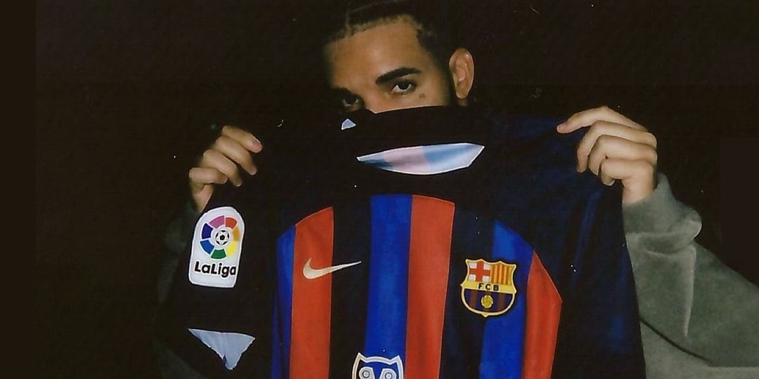 fc barcelona drake jersey