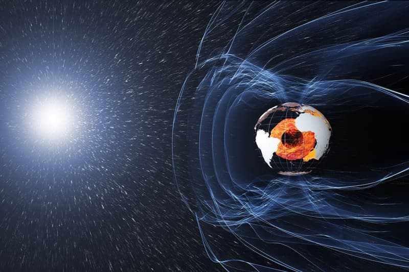 earth magnetic field sound recording track European space agency technical university of Denmark space news read info  