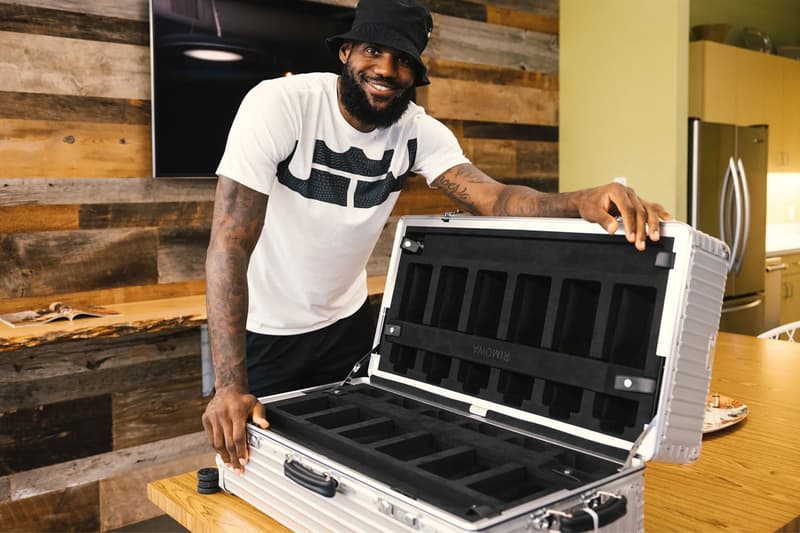 Lebron James Rimowa aluminum luxury luggage herman twelve bottle case wine champagne leather handle tsa old model 