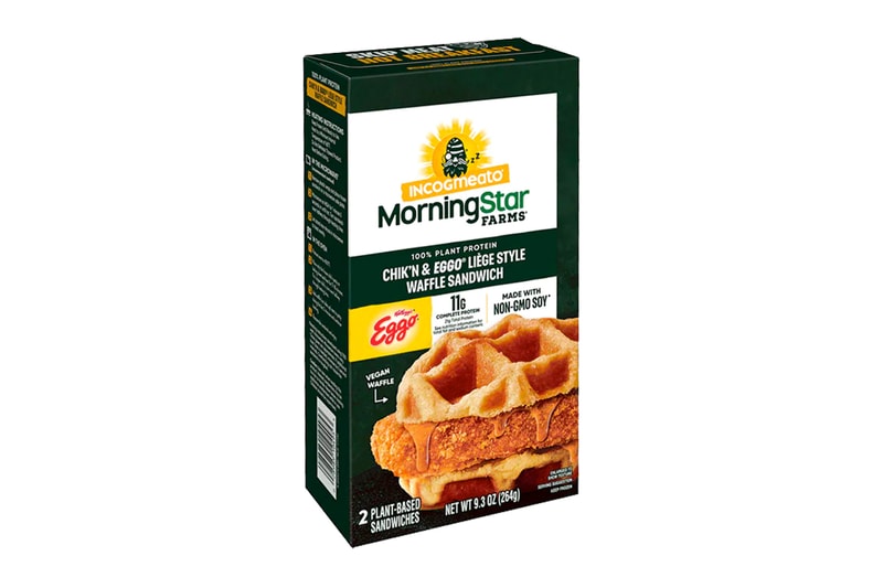 Eggo MorningStar Farms Incogmeato Line Release Info Taste Review  Plant-Based Hot & Spicy Crispy Chik’n Filet Chik’n & Eggo Liège Style Waffle Sandwich Kelloggs