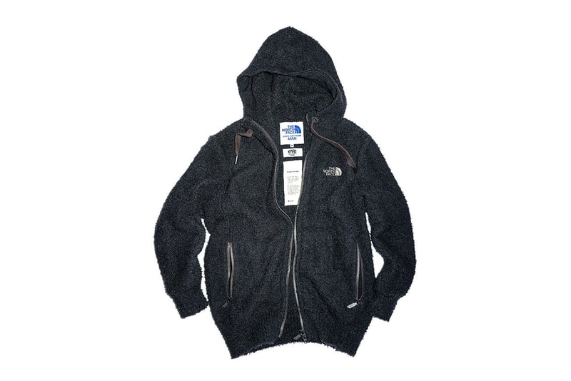 eye junya watanabe man the north face spiber the earth hoodie fleece brewed protein fiber microplastics brewed protein