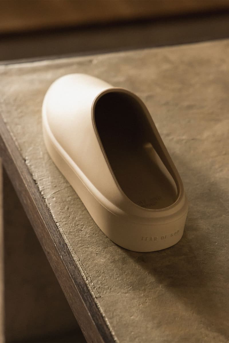 Fear of God The California Slip-On Shoes Greige Coral Canary HBX Release Info Buy Price