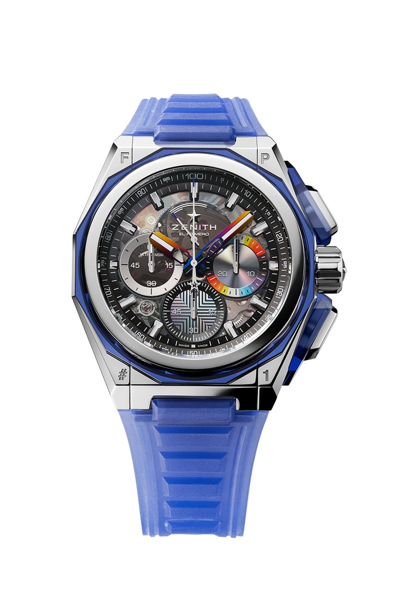 Zenith Replicates Felipe Pantone Planned Iridescence Series With Sapphire Crystal Hologram Effect Chronograph 
