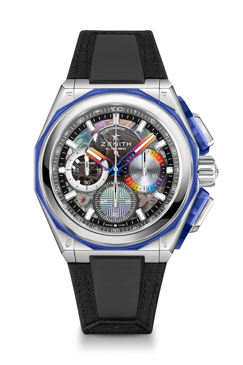 Zenith Replicates Felipe Pantone Planned Iridescence Series With Sapphire Crystal Hologram Effect Chronograph 