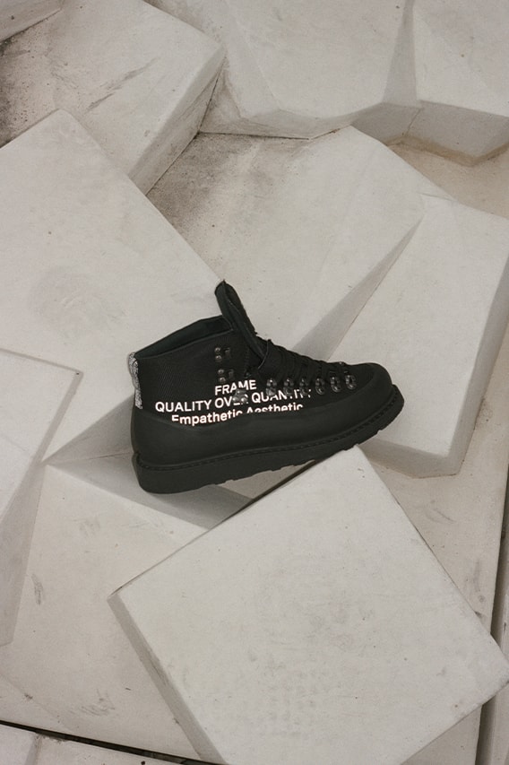 FRAME x Diemme Collaboration Release Information sneaker boot hype hiking