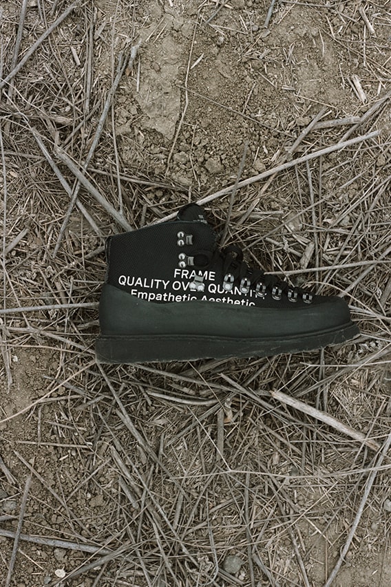 FRAME x Diemme Collaboration Release Information sneaker boot hype hiking