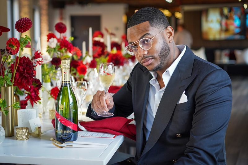 G.H. Mumm Dinner Event With Chef Kwame Onwuachi celebration party mark your own journey 