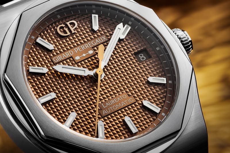 New Unisex Laureato Model From Girard-Perregaux Features Copper Tone Dial