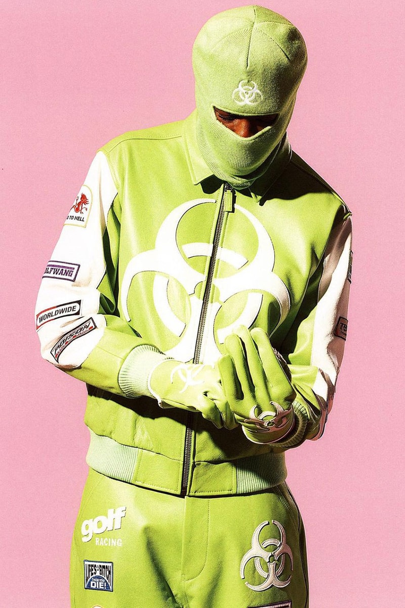 golf wang fall winter 2022 collection release info date photos price jacket pants hoodie basketball hoop socks trucker hat graphic tees vest bags gloves tyler the creator long sleeve shirt tray fleece jersey