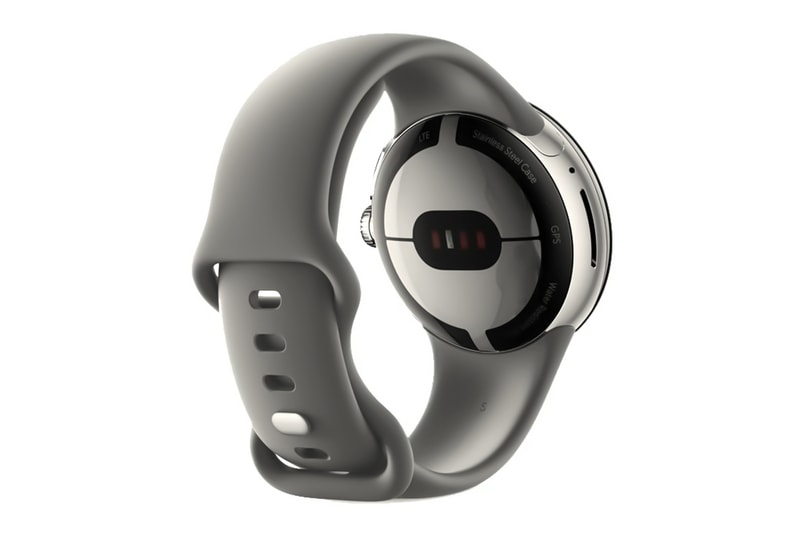 Google Pixel Watch Fitbit First ever smartwatch circular face bulbous dome face steel matte black charcoal 