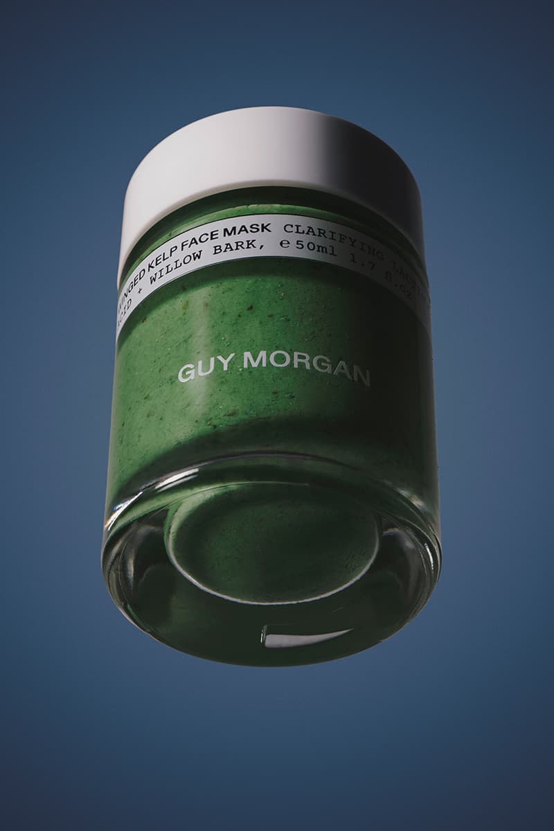 Guy Morgan Skincare Brand East London Emerging Sustainable Genderless UK Kelp Face Masks Skin