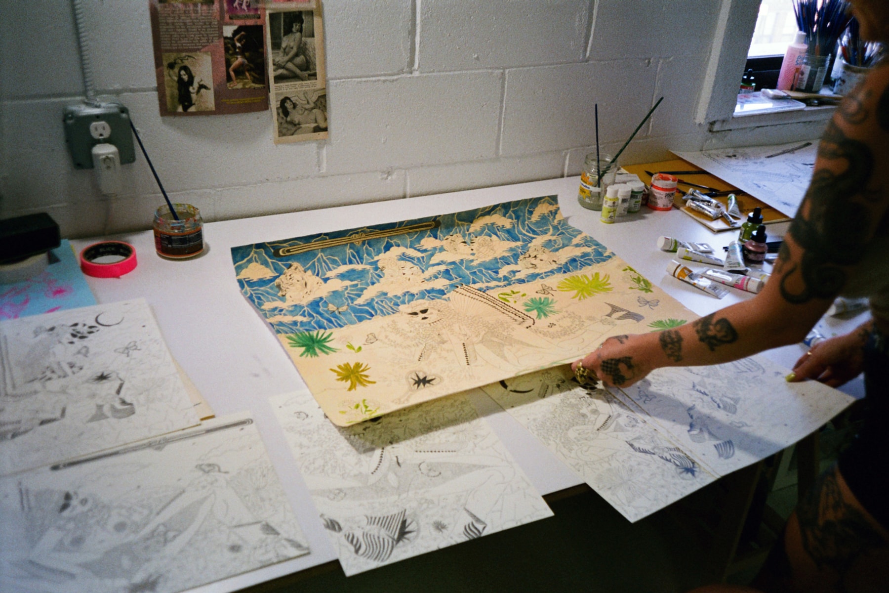 heather benjamin hypeart studio visits visual art painting drawing illustration