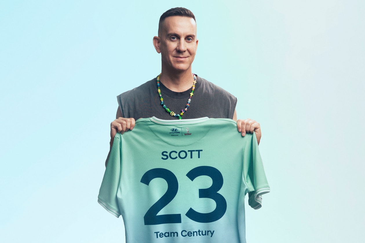 jeremy scott hyundai fifa 2022 campaign jersey world cup football upcycling goal of the century team century