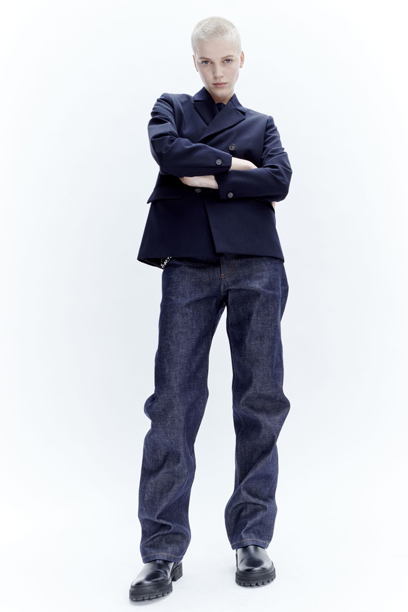 Jean Touitou A.P.C's 35th Anniversary Collection shetland sweater military p43 fatigue varsity jacket miles davis verdurin release info date price lookbook 