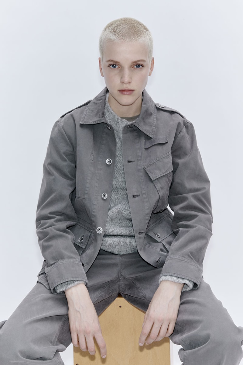 Jean Touitou A.P.C's 35th Anniversary Collection shetland sweater military p43 fatigue varsity jacket miles davis verdurin release info date price lookbook 