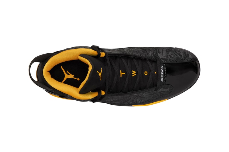 Jordan Dub Zero Black Taxi 2005 yellow blue white laser print release info date price 160 usd 311046-017