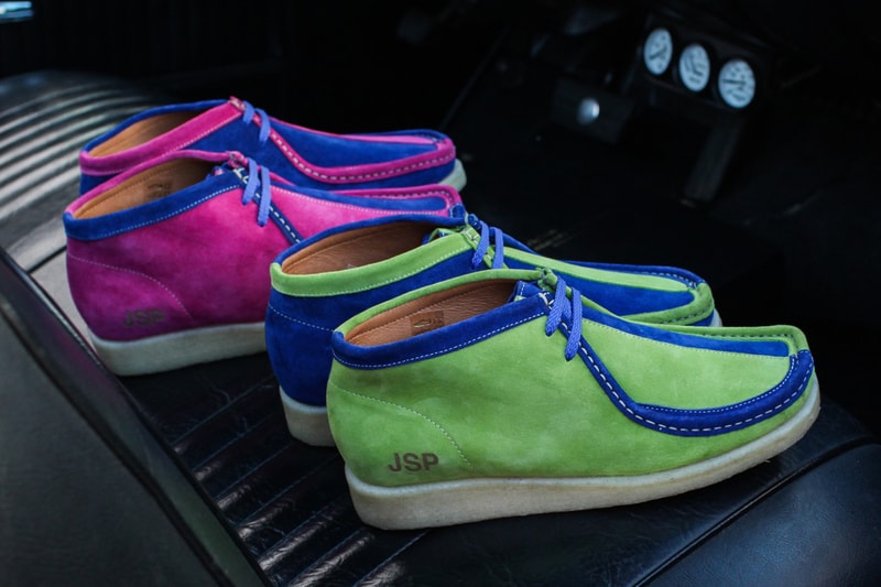 jsp jimmy sweatpants gorecki padmore and barnes p404 wallabee shoe pink blue green official release date info photos price store list buying guide