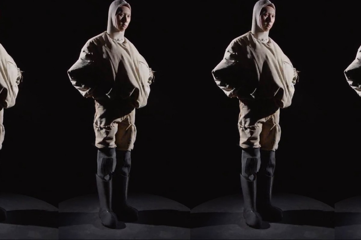 Ye Enlists Zellerfeld to Debut 3D-Printed Boot for YEEZY Season 9 Show yzyszn 9 white lives matter paris fashion week rapper artist donda