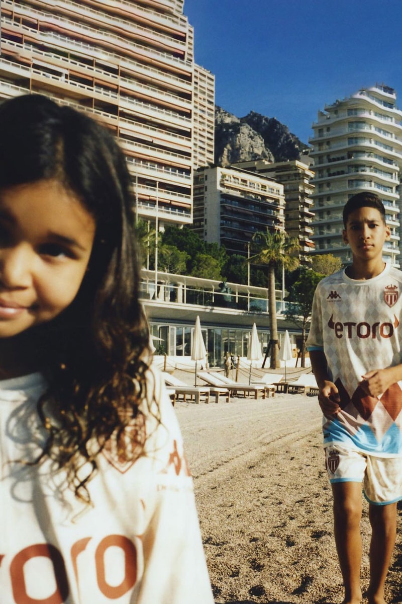 Drôle de Monsieur Kappa AS Monaco Football Shirt French France Fashion Collaboration Ligue 1 