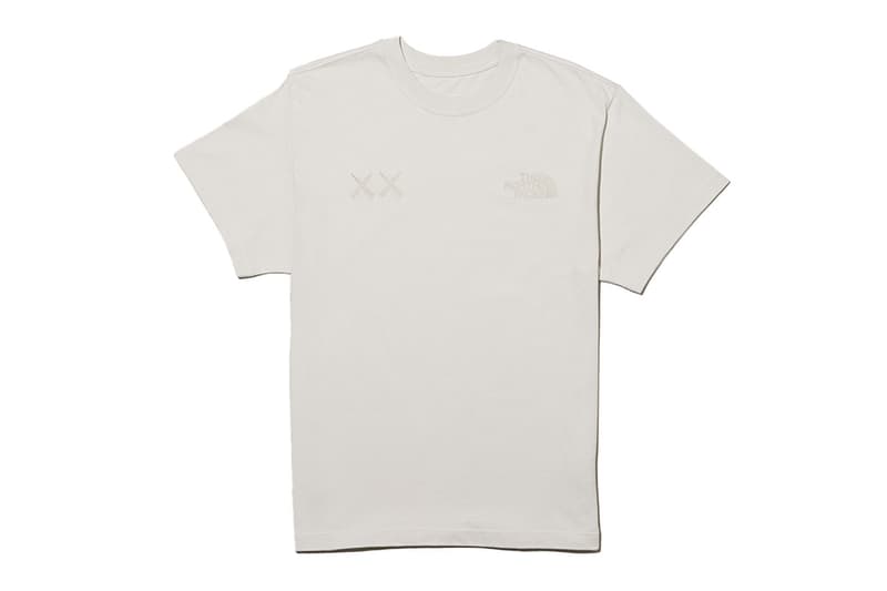 TNF The North Face x KAWS Hoodie tee mitts jacket parka product images pant mule release info date price