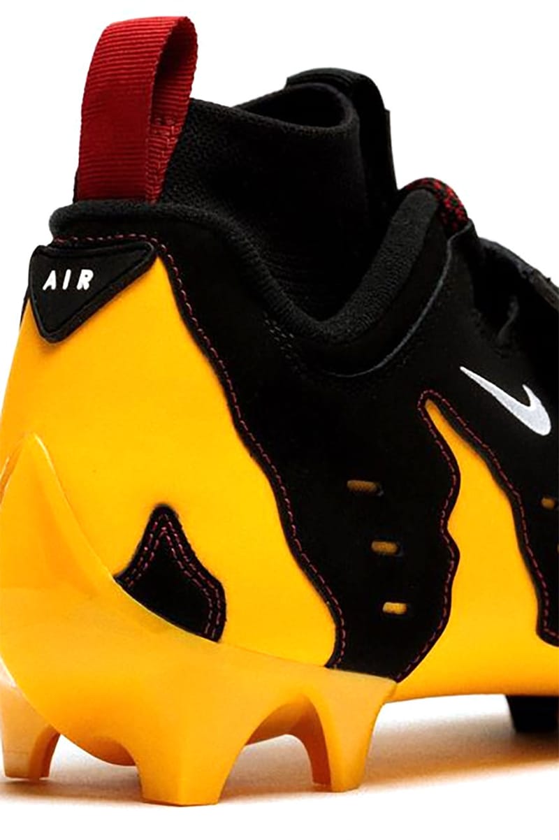 yellow and black nike football cleats