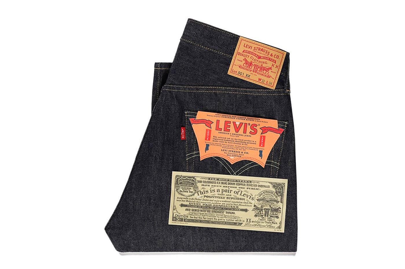 Levis Vintage Clothing right side out 1963 501 cone mills white oak denim deadstock harajuku osaka release spring summer 2022 info date price 