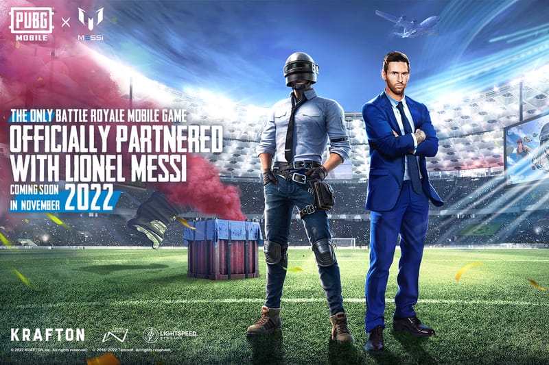 'PUBG MOBILE' Is Joined by Football Superstar Lionel Messi