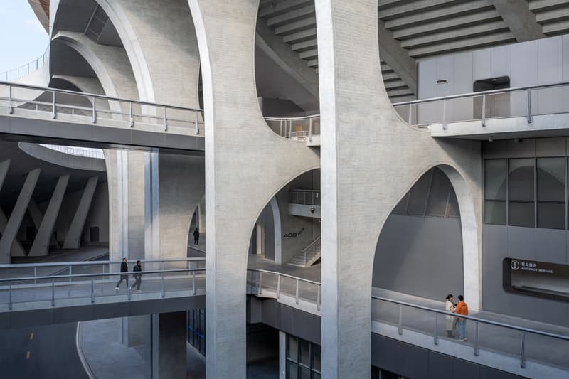 Mad architects ma yansong quzhou stadium quzhou sports park earth sheltered building zhejiang province shanghai 30000