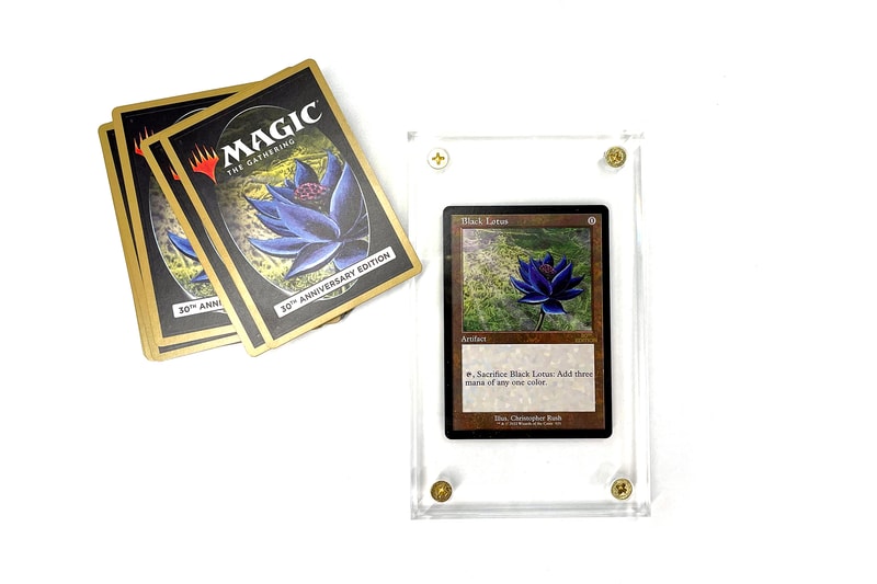 Magic: The Gathering 30th anniversary black lotus closer look hypebeast 