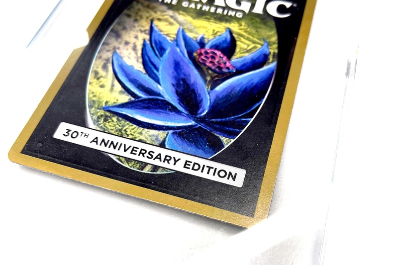 Magic: The Gathering 30th anniversary black lotus closer look hypebeast 