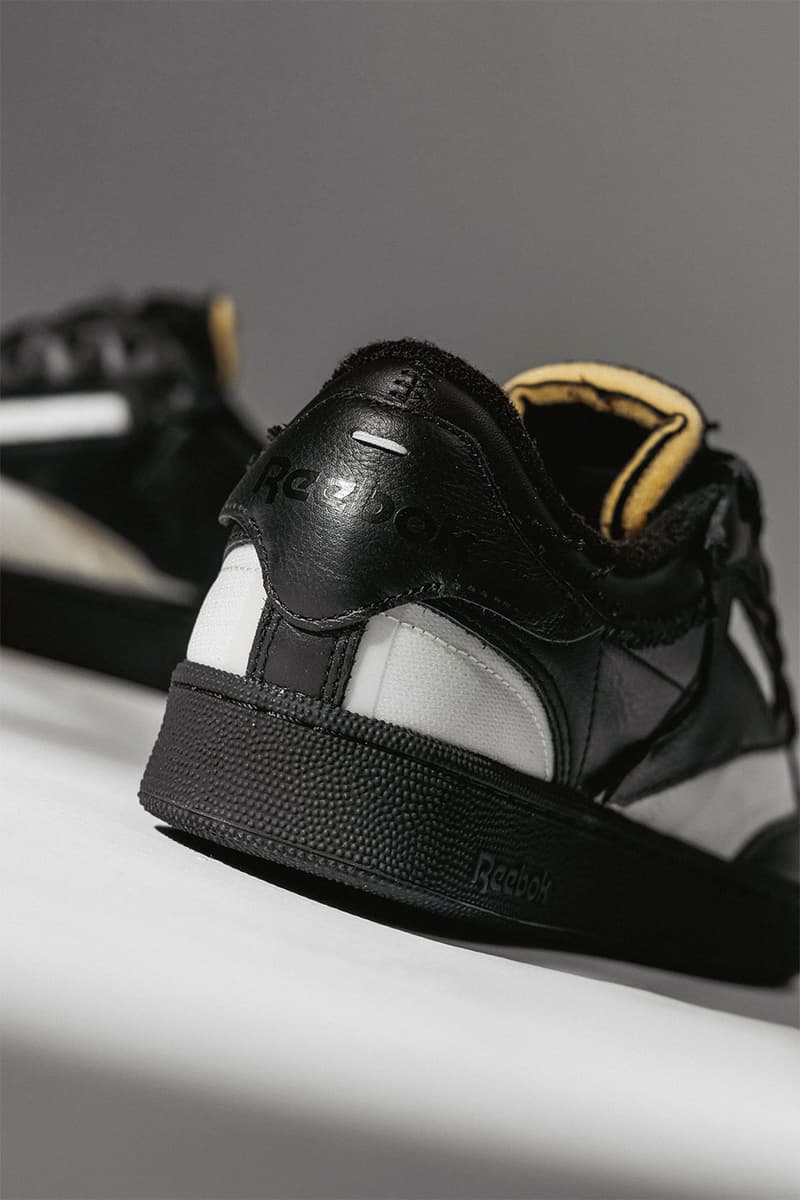 Maison Margiela Reebok Club C Memory Of Black White HBX Release Info Buy Price